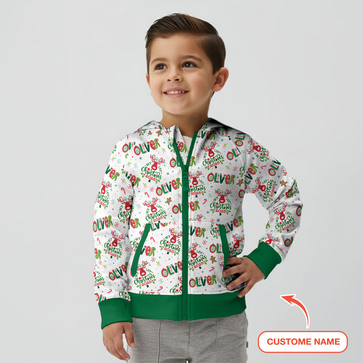 Custom Name "Whimsical Little Things"  Zip Hoodie