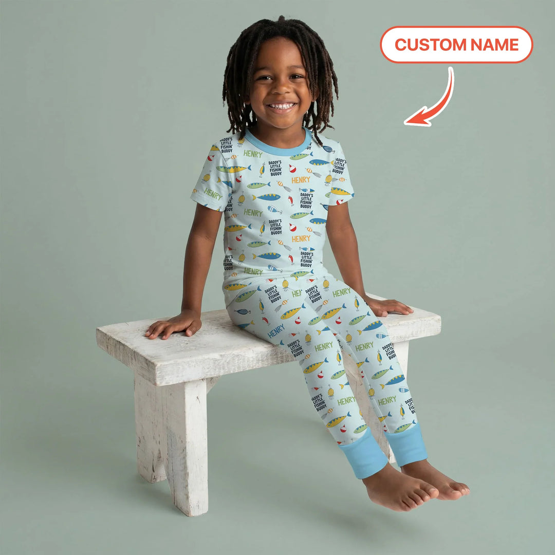 Zweiteiliges, kurzärmliges Pyjama-Set mit Marienkäfern