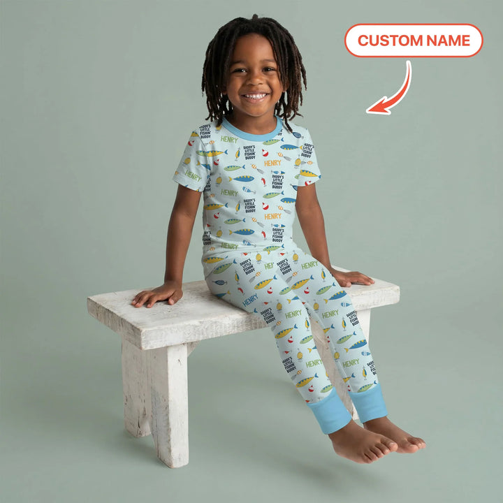 Zweiteiliges, kurzärmliges Pyjama-Set mit Marienkäfern