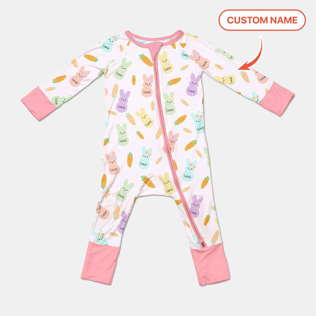 Custom Name Easter Bunny Convertible Zippy