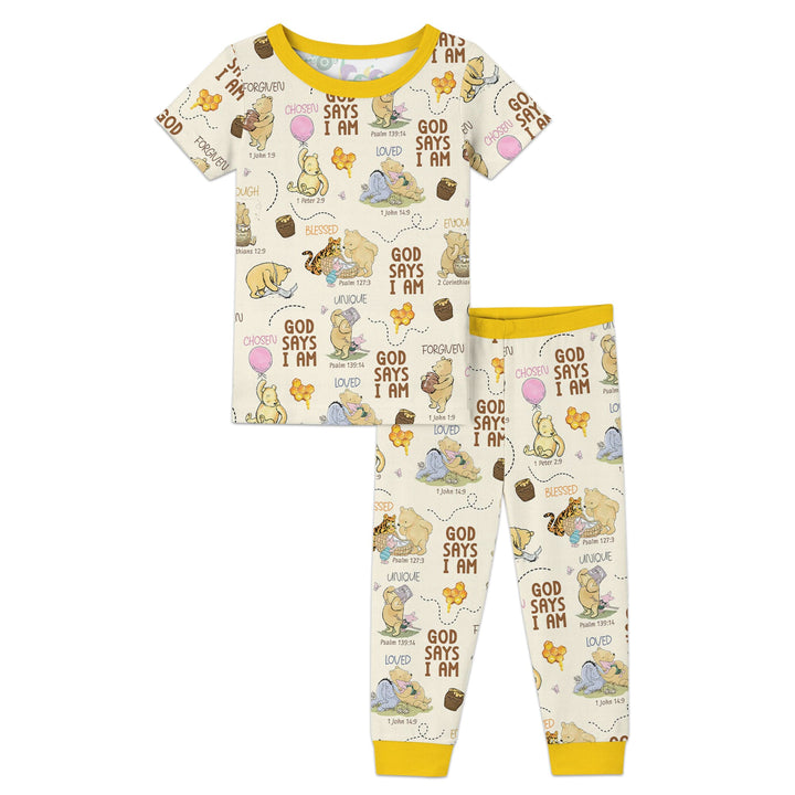 Zweiteiliges, kurzärmliges Pyjama-Set mit Marienkäfern