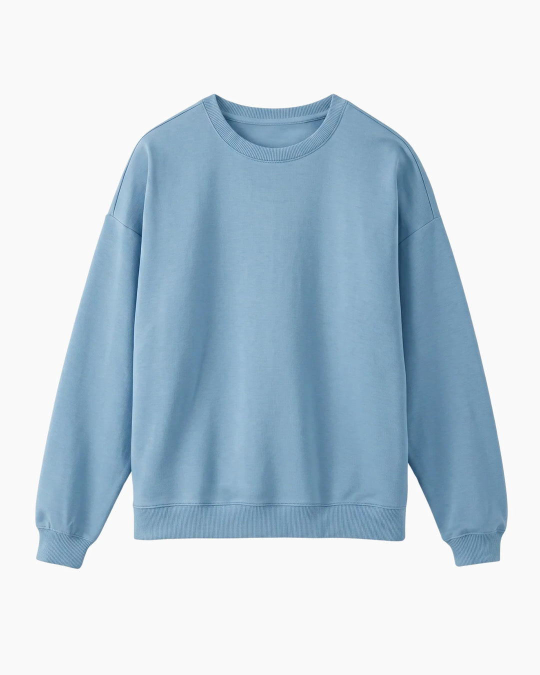 Solid Color Bamboo Adult Crewneck Sweatshirt