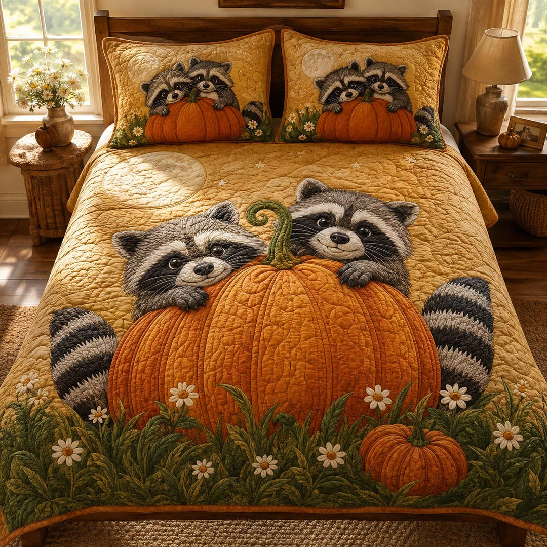 Autumn Gentle Glow Bamboo Quilt Bedding Set