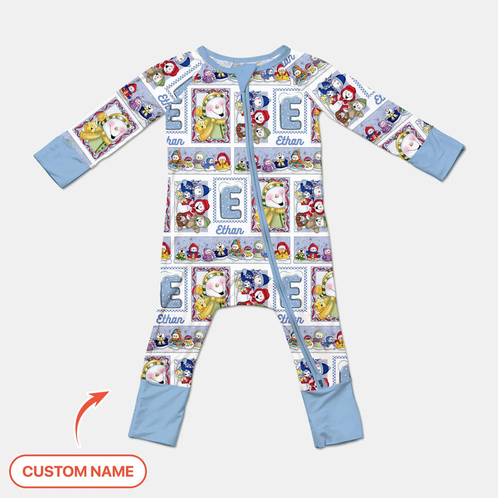 Gerippte Babykleidung mit individuellem Foto - Weich &amp; Skizzenhaft