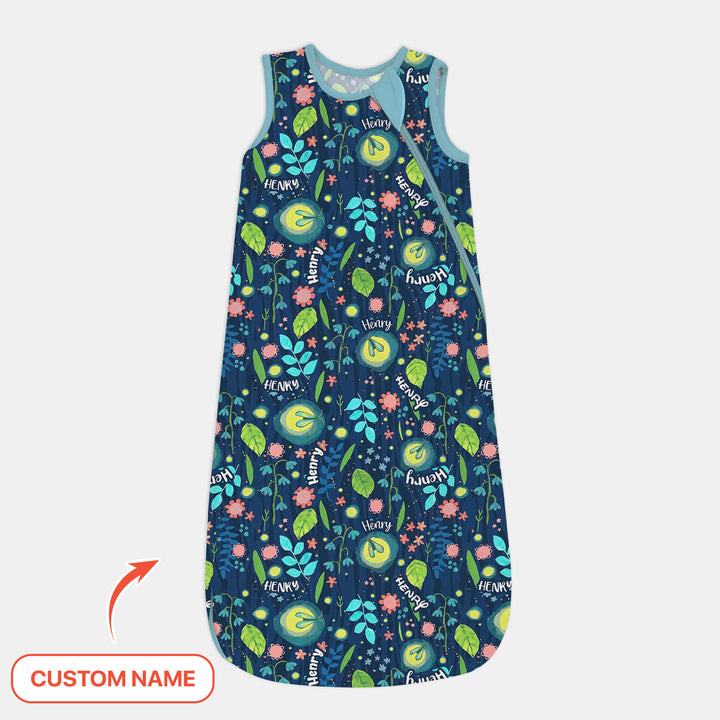Nighttime Bugs Custom Name Sleep Bag