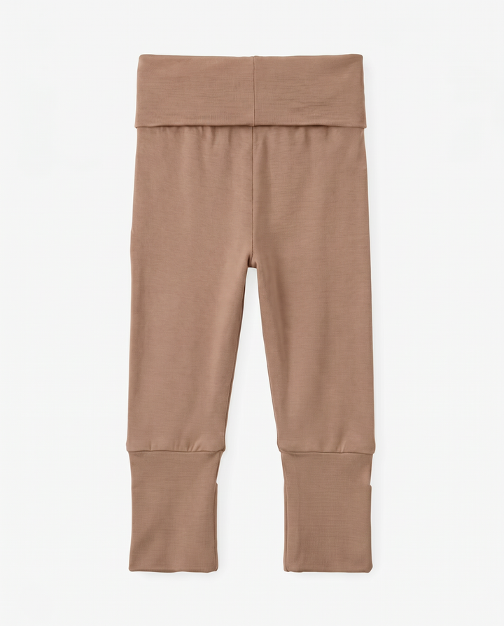 Solid Color Bamboo Fold Over Legging