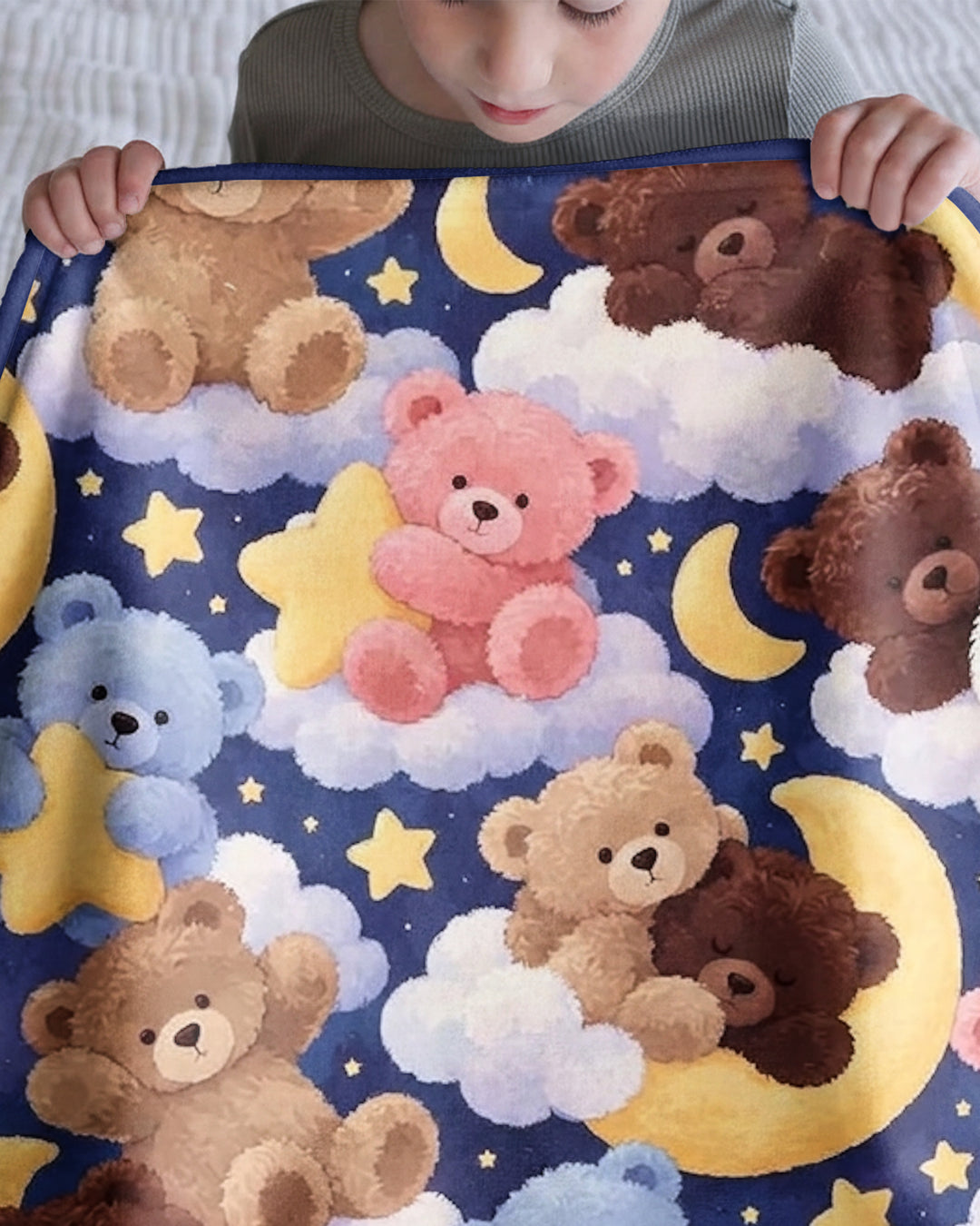 No Gravity Teddy Snooze Bamboo Blanket