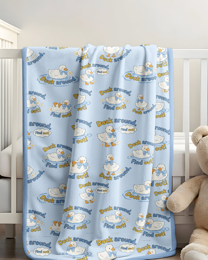 The Duck Around Bamboo Blanket