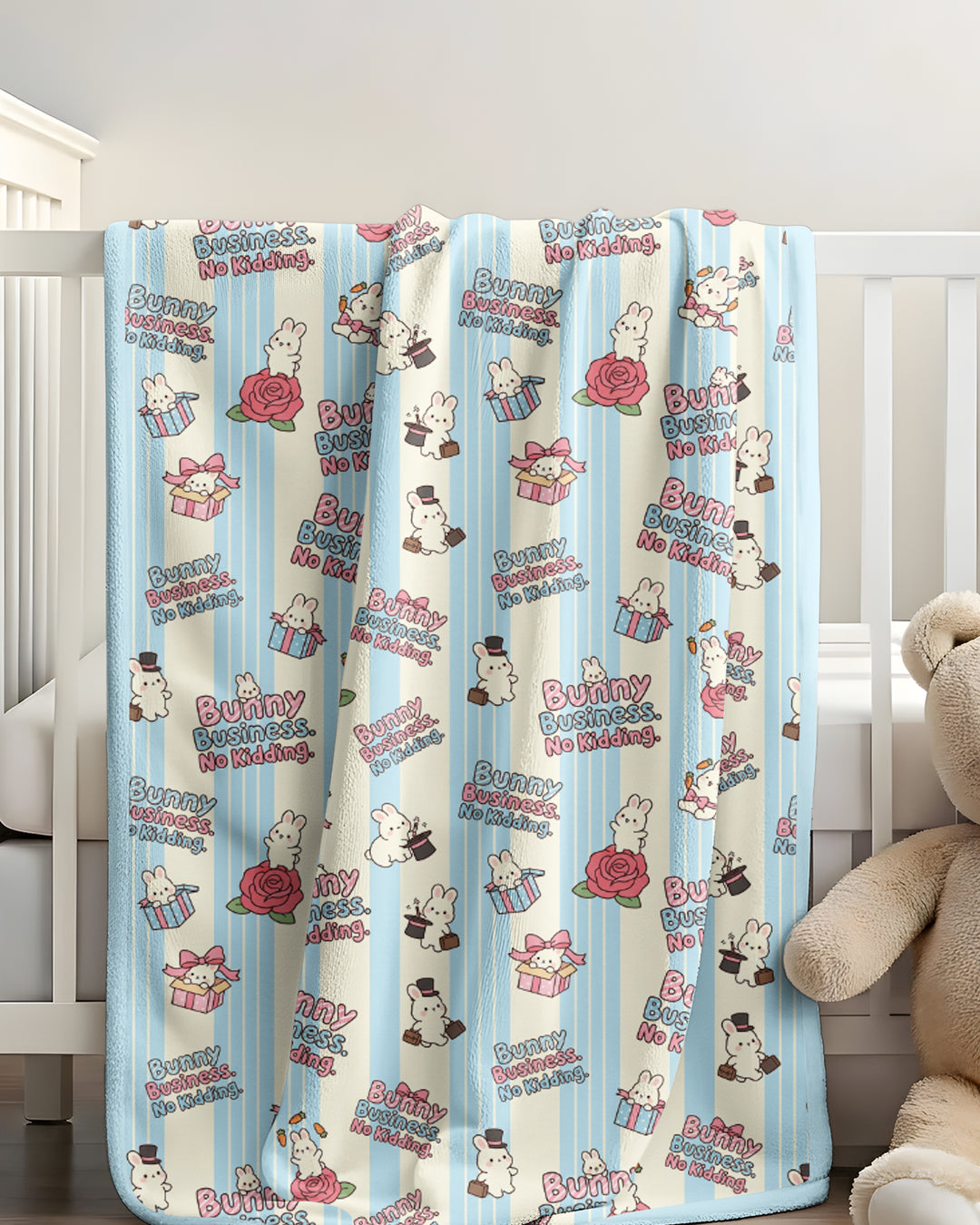 Boss Bunny Bamboo Blanket