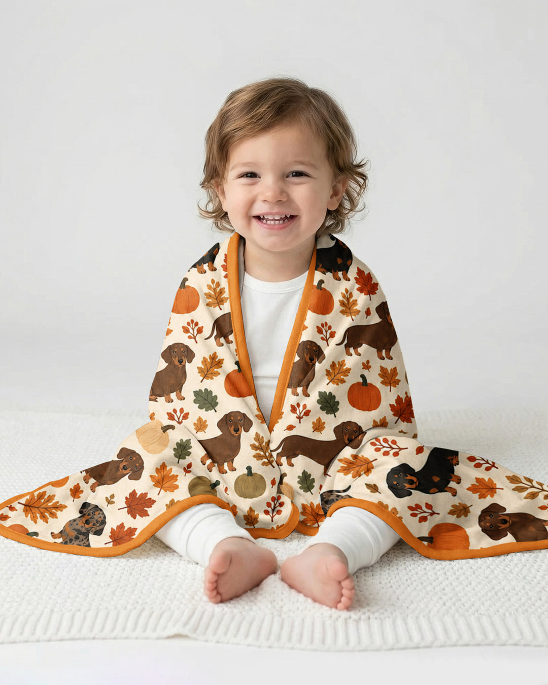 Short Legs Big Autumn Bamboo Blanket
