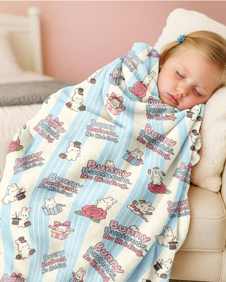 Boss Bunny Bamboo Blanket