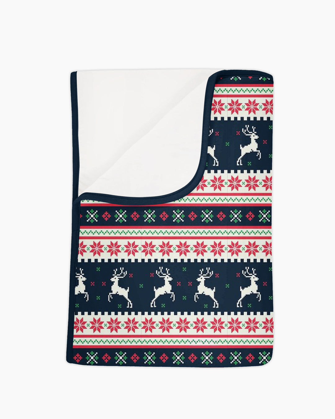Classic Fair Isle Winter Bamboo Blanket