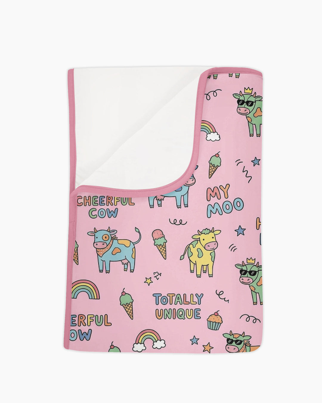 Not Your Ordinary Cow Bamboo Blanket
