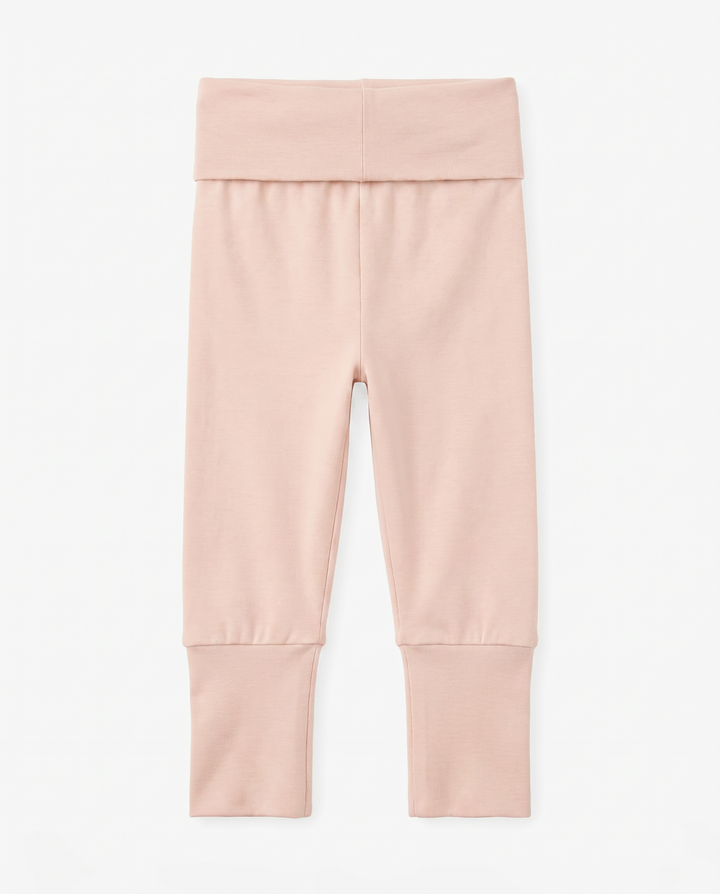 Solid Color Bamboo Fold Over Legging