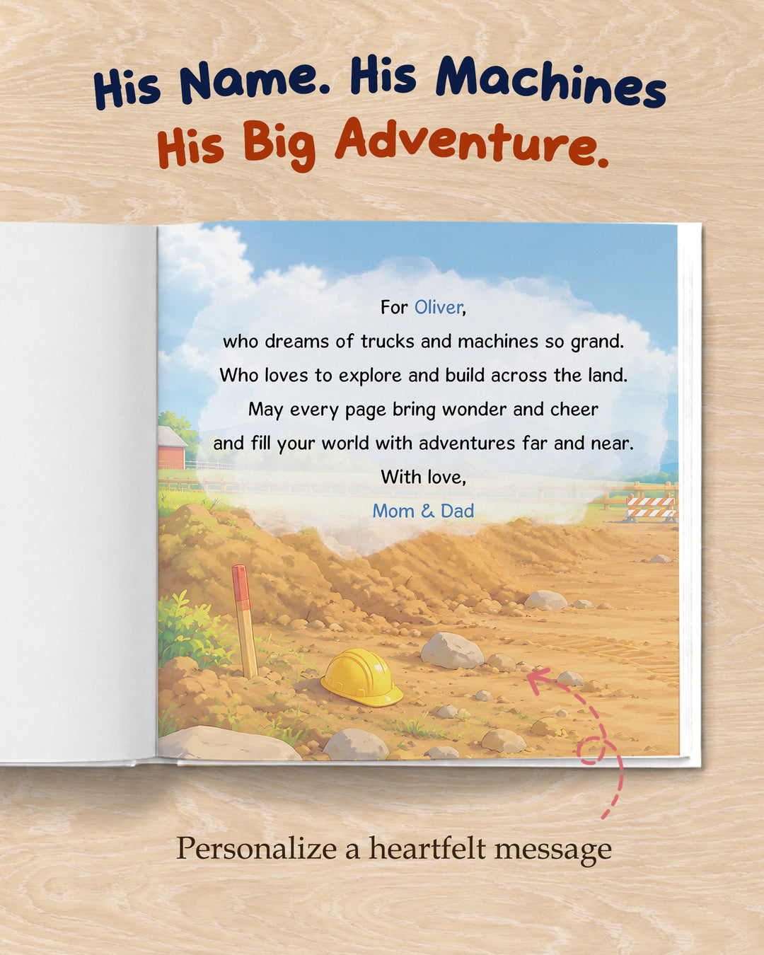 Oliver’s Big Build Custom Stories Book