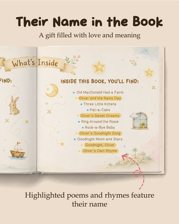 Personalized Nursery Rhyme Book Stories Book