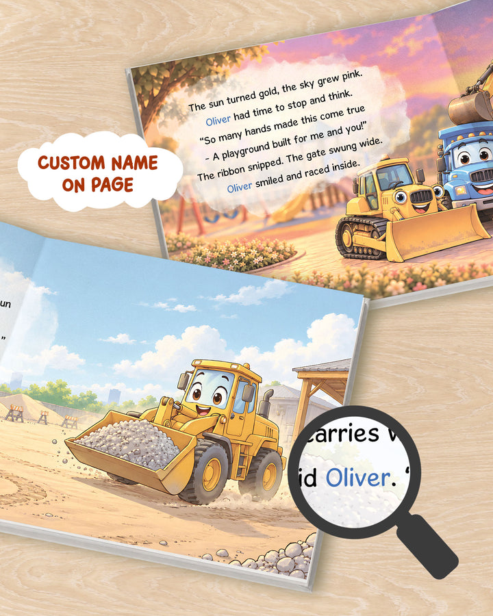 Oliver’s Big Build Custom Stories Book