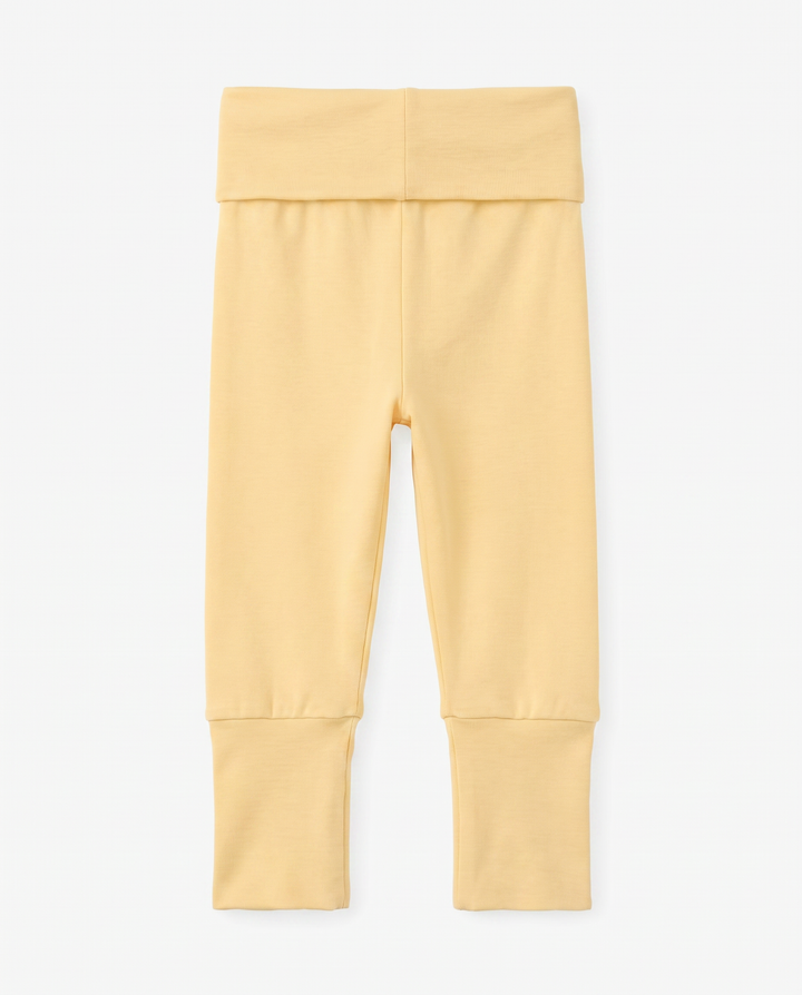 Solid Color Bamboo Fold Over Legging