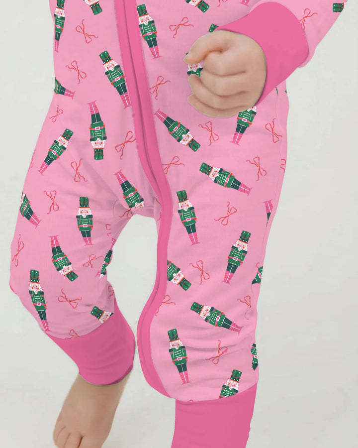 Pink Nutcracker Christmas Bamboo Convertible Zippy