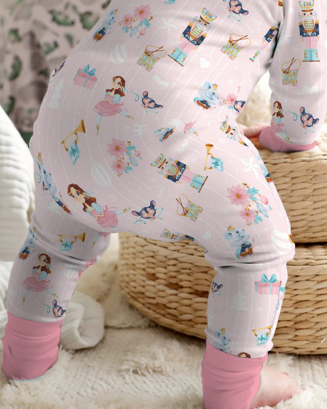 Sugar Plum Nutcracker Ballet Bamboo Convertible Zippy
