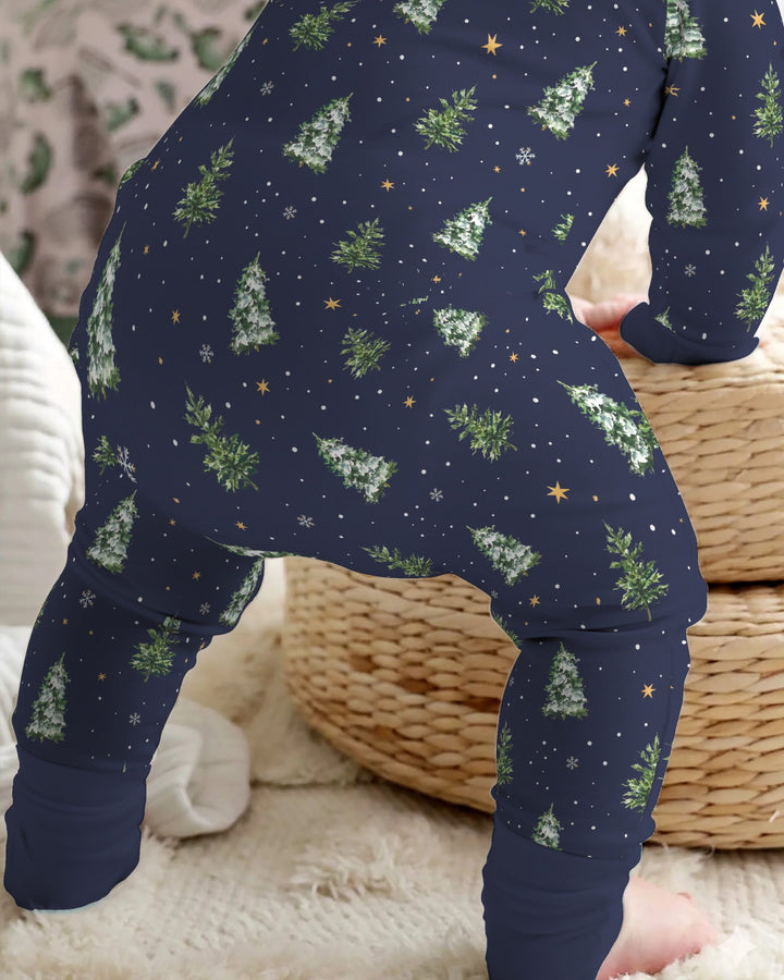 Midnight Evergreen Christmas Bamboo Convertible Zippy