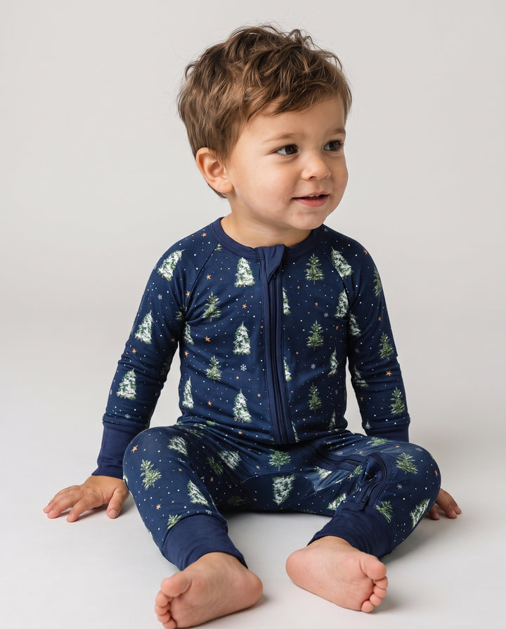 Midnight Evergreen Christmas Bamboo Convertible Zippy