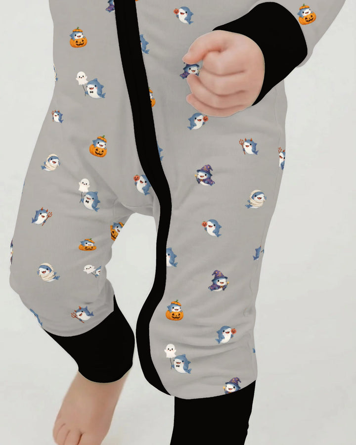 Halloween Shark Costume Bamboo Convertible Zippy