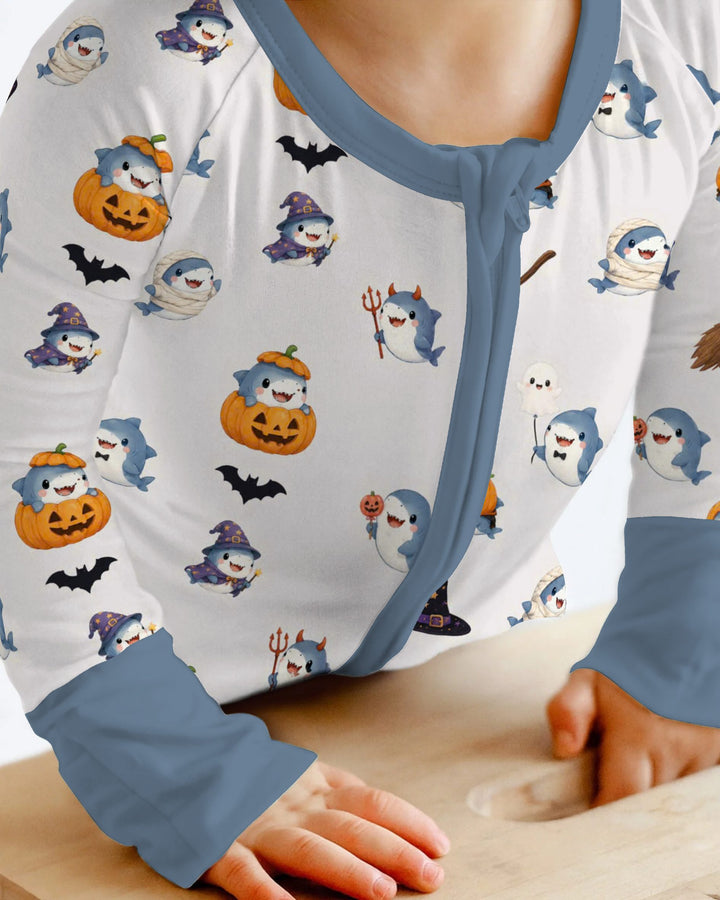 Cute Shark Halloween Party Bamboo Convertible Zippy