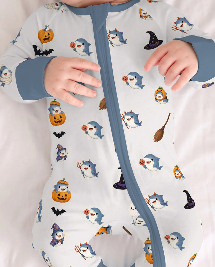 Cute Shark Halloween Party Bamboo Convertible Zippy