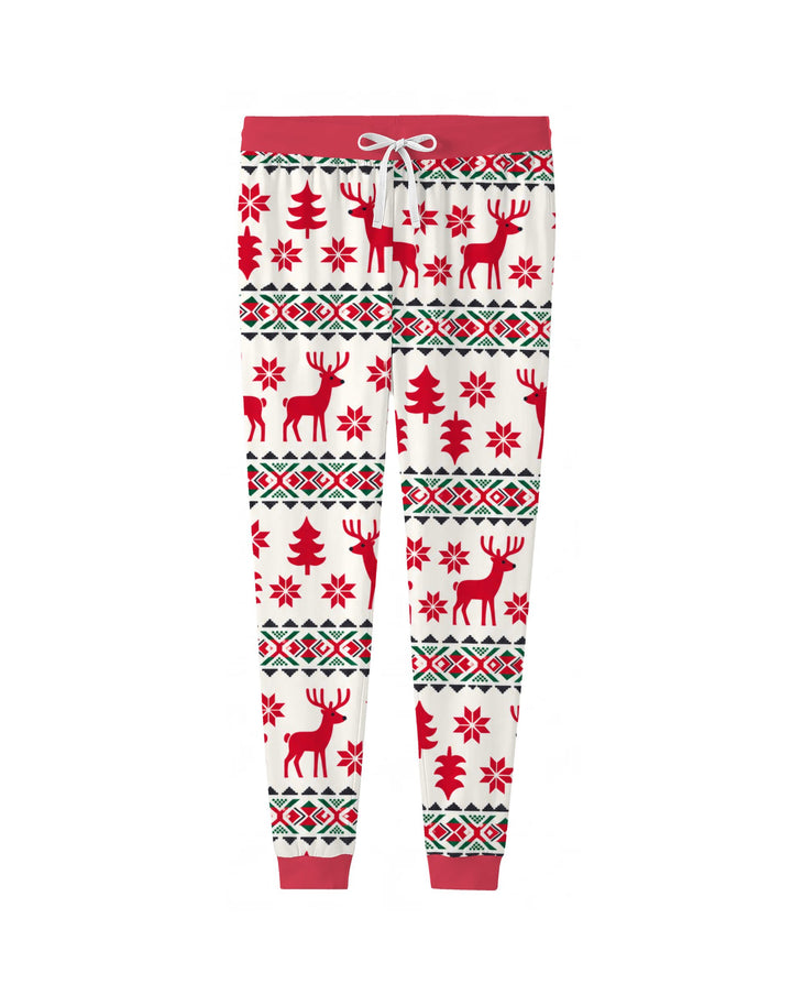 Nordic Reindeer Christmas Bamboo Women Pajama Set