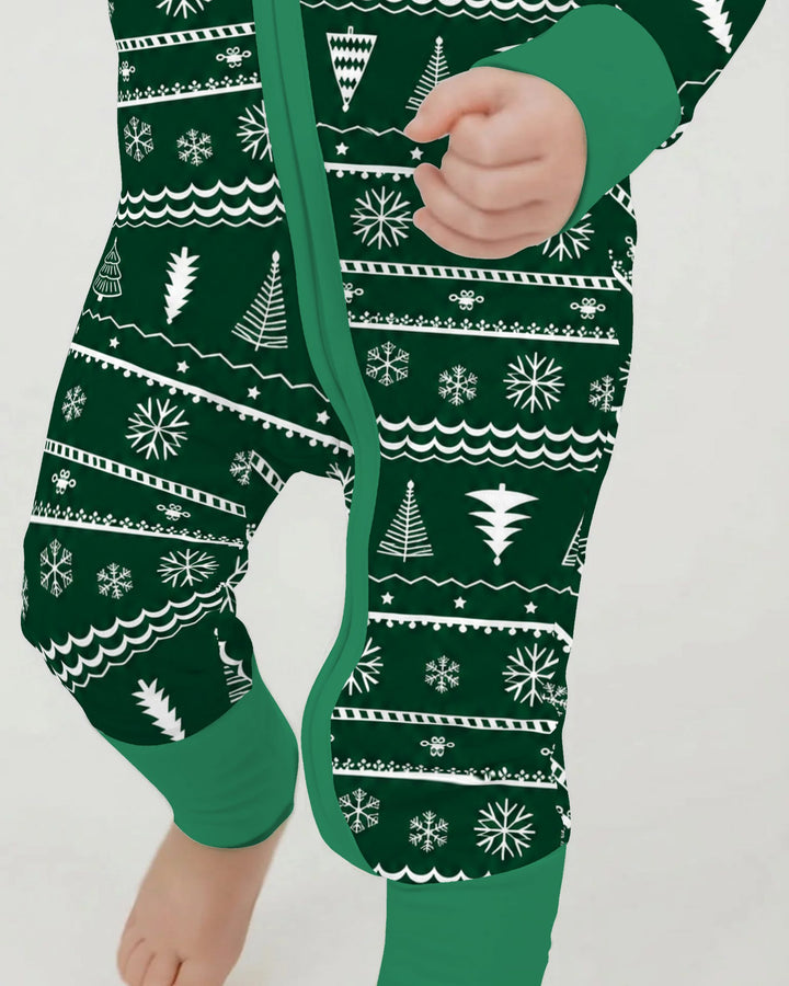 Evergreen Nordic Christmas Trees Bamboo Convertible Zippy
