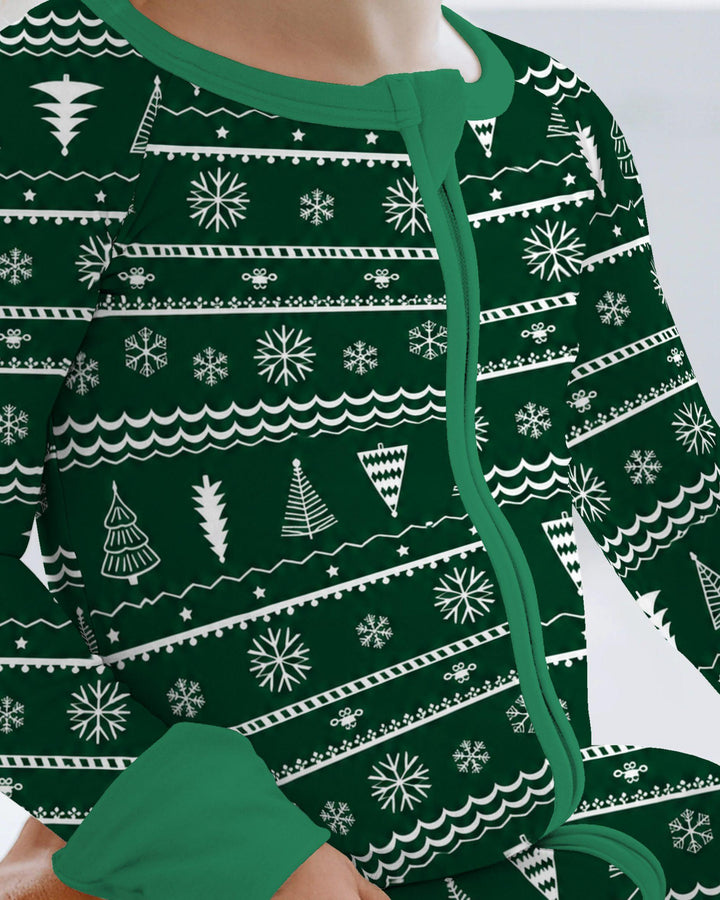 Evergreen Nordic Christmas Trees Bamboo Convertible Zippy