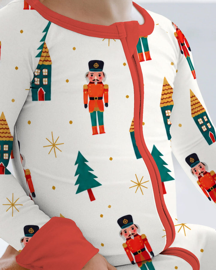 Classic Nutcracker Christmas Village Bamboo Convertible Zippy