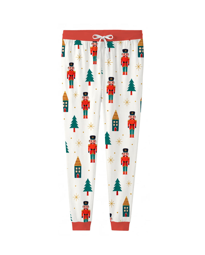 Classic Nutcracker Christmas Village Bamboo Women Pajama Set