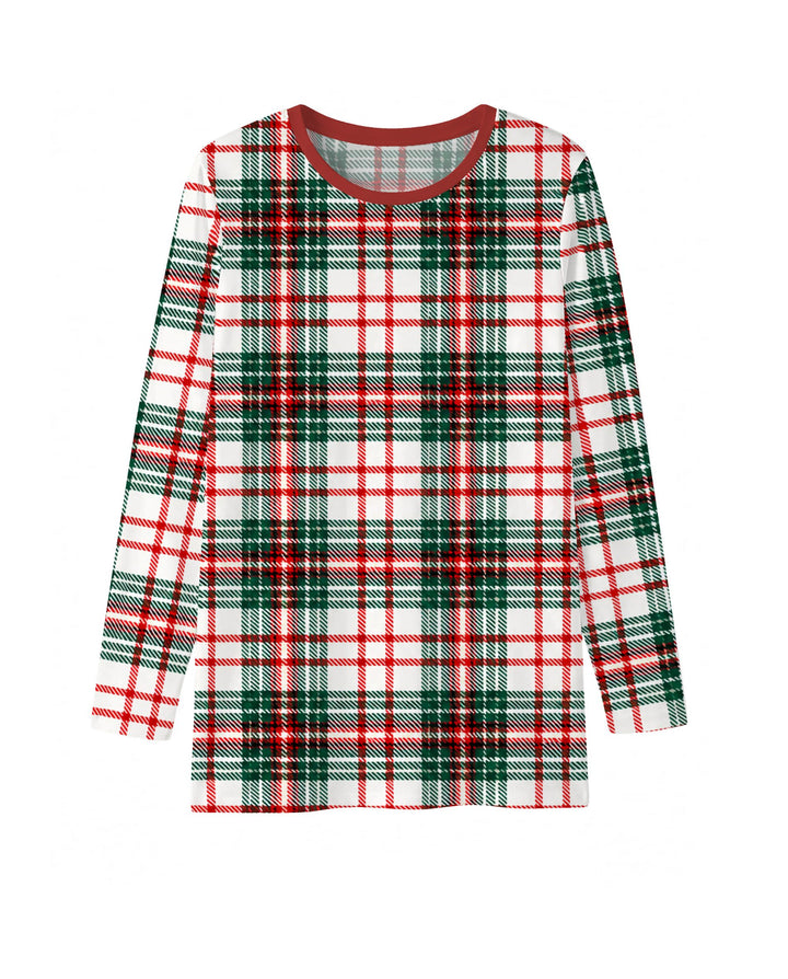 Classic Christmas Tartan Plaid Bamboo Men's Pajama Set