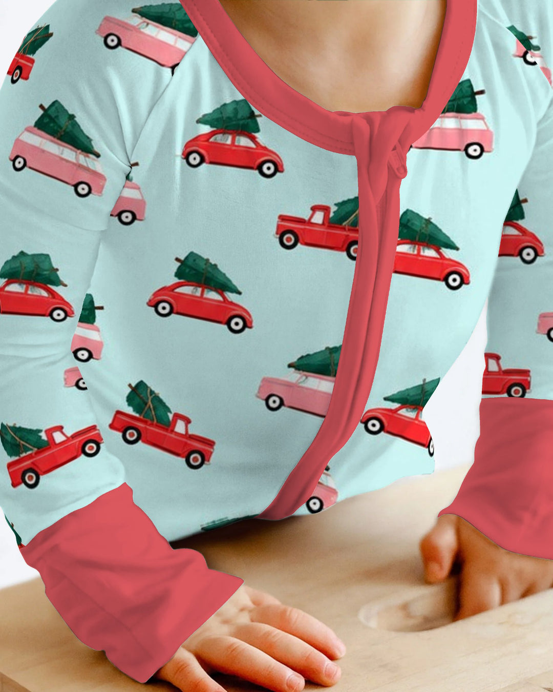 Christmas Tree Road Trip Cars Bamboo Convertible Zippy