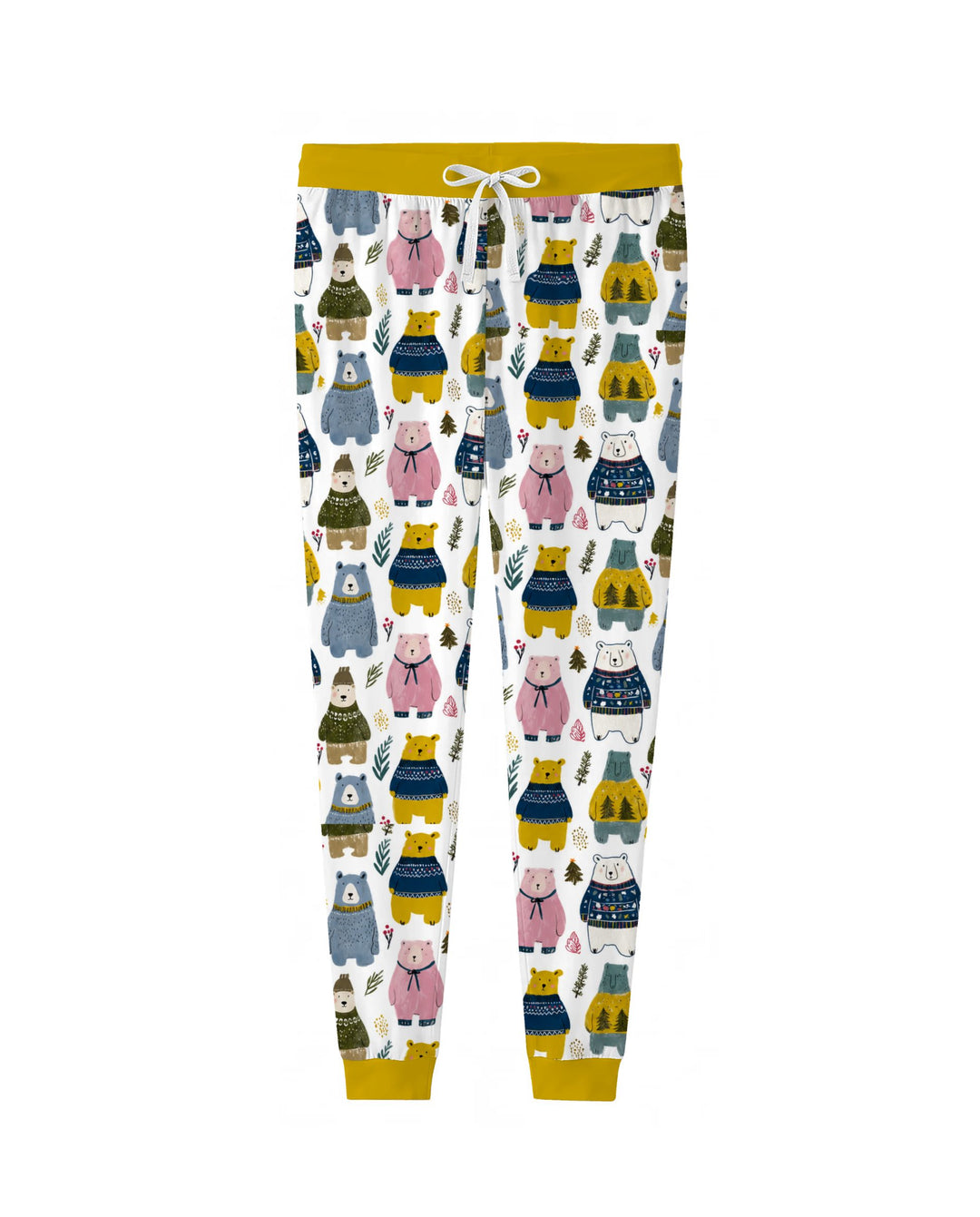 Cozy Christmas Sweater Bears Bamboo Women Pajama Set