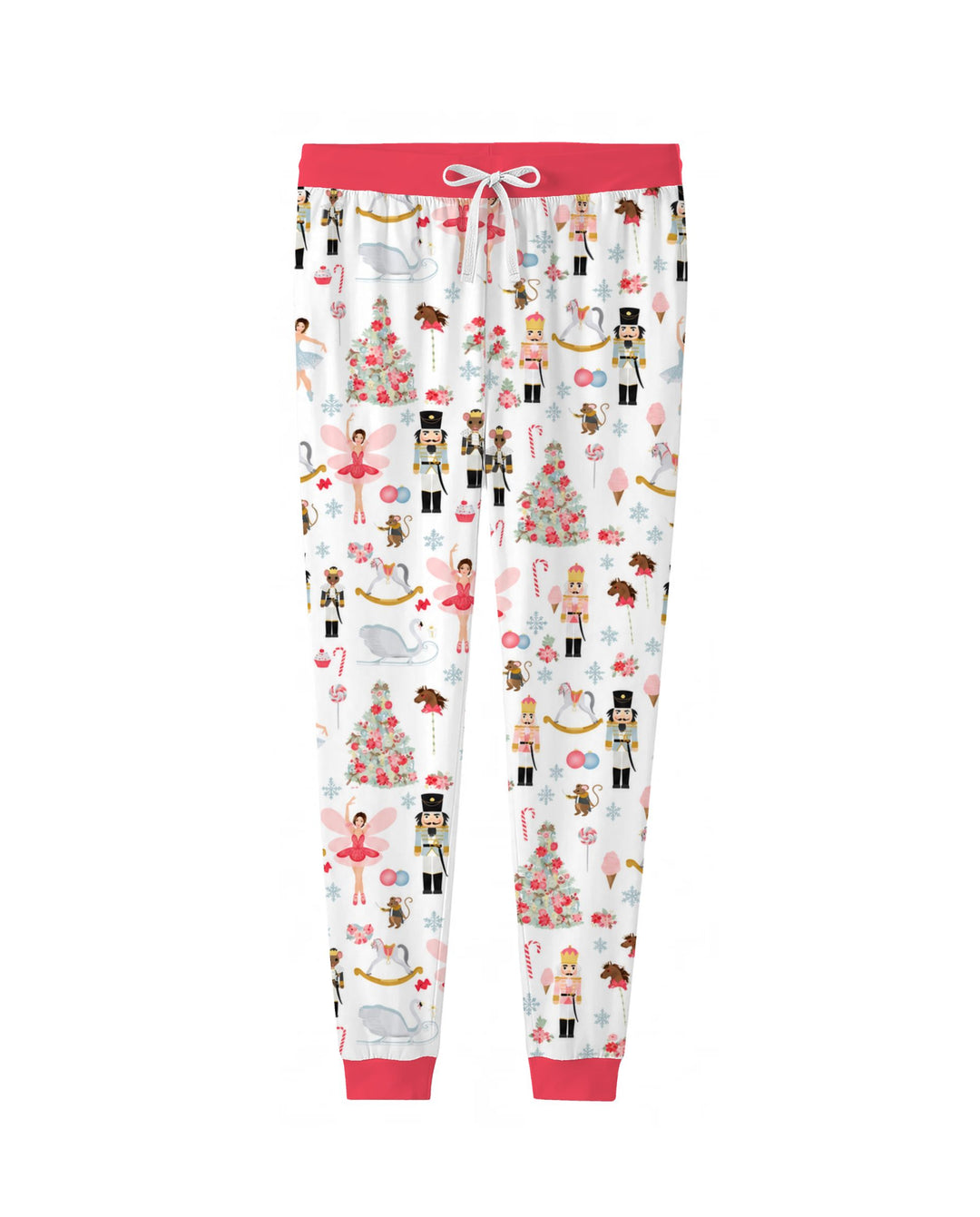 Pink Nutcracker Christmas Ballet Bamboo Women Pajama Set