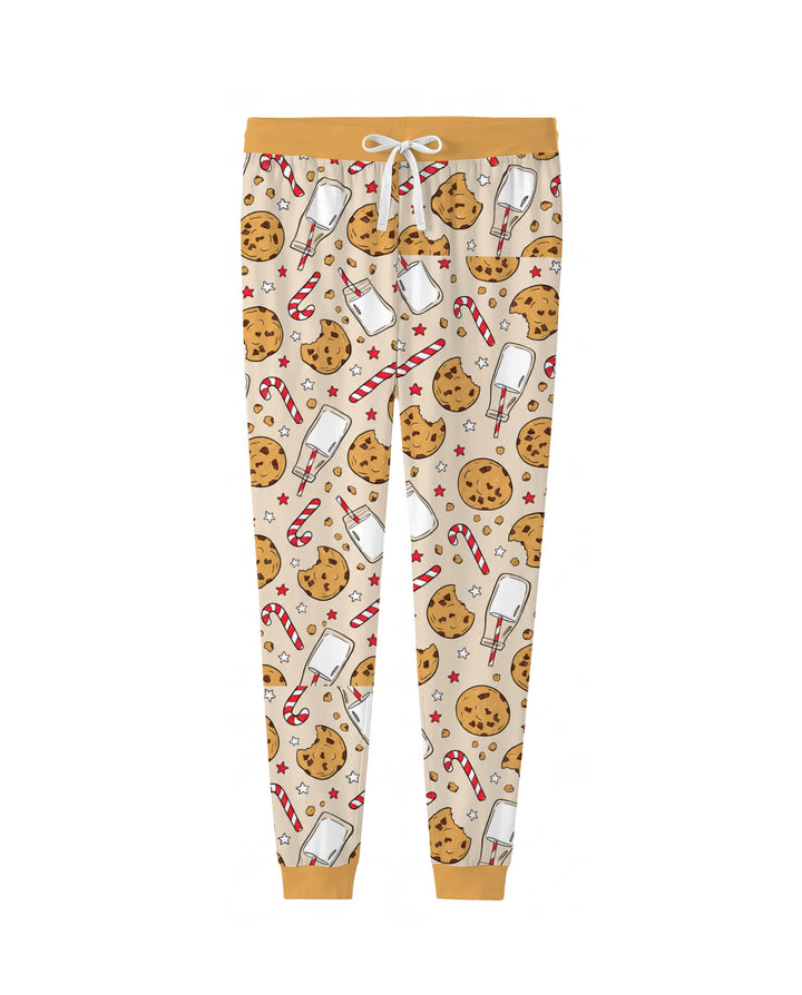 Christmas Cookies and Milk Bamboo Women Pajama Set