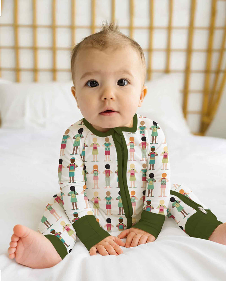 Little Friends Everywhere  Bamboo Convertible Zippy