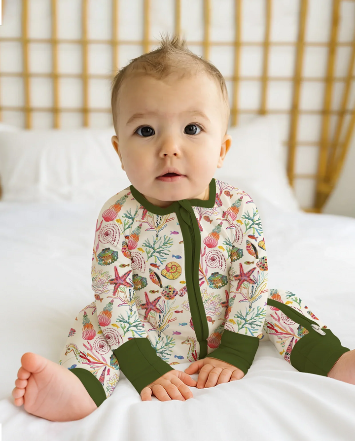 Tropical Reef Whimsy Bamboo Convertible Zippy