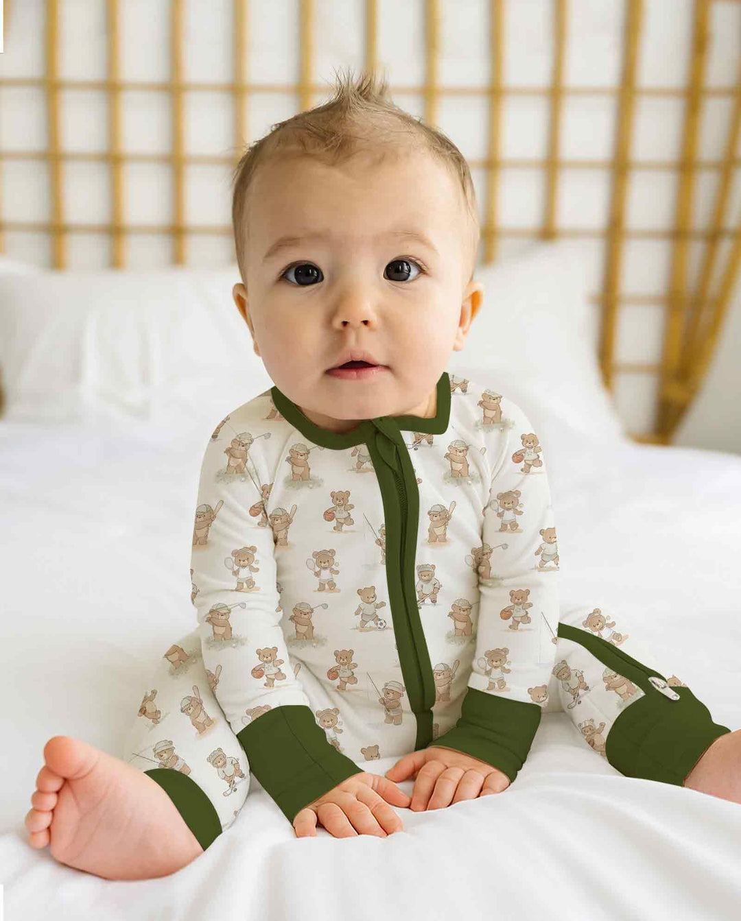 Gerippte Babykleidung mit individuellem Foto - Weich &amp; Skizzenhaft