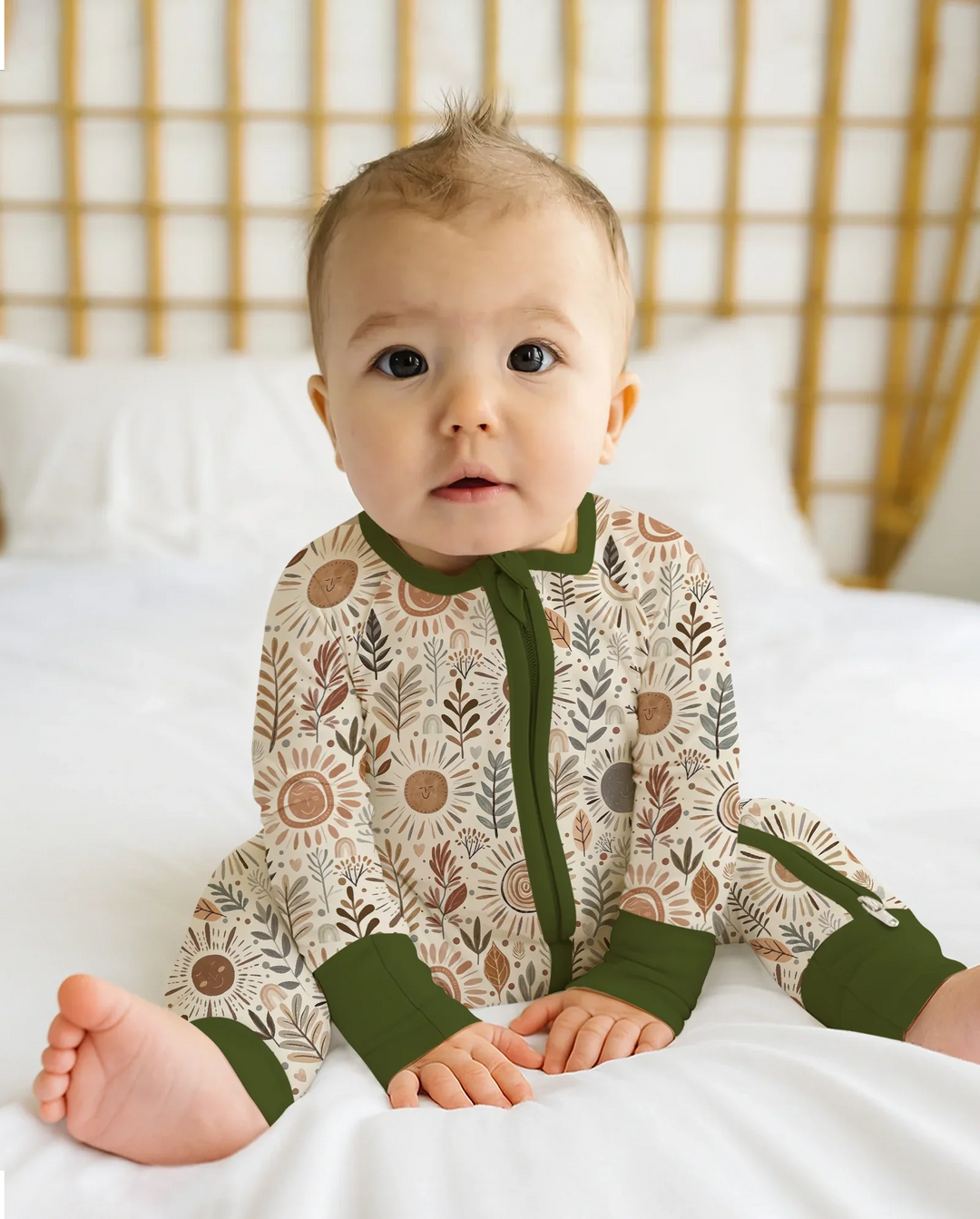 Gerippte Babykleidung mit individuellem Foto - Weich &amp; Skizzenhaft