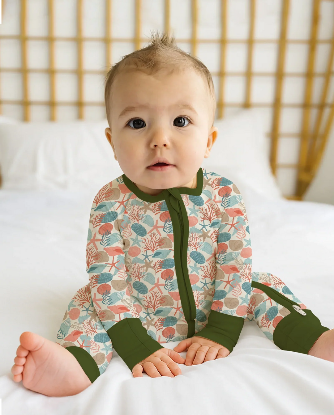 Gerippte Babykleidung mit individuellem Foto - Weich &amp; Skizzenhaft