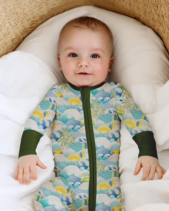 Coastal Road Trip Waves Surf Bamboo Convertible Zippy