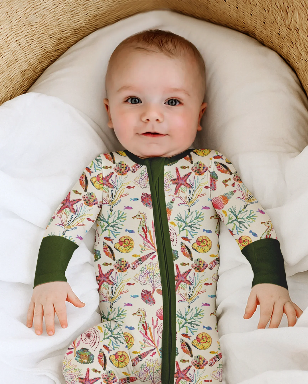 Tropical Reef Whimsy Bamboo Convertible Zippy