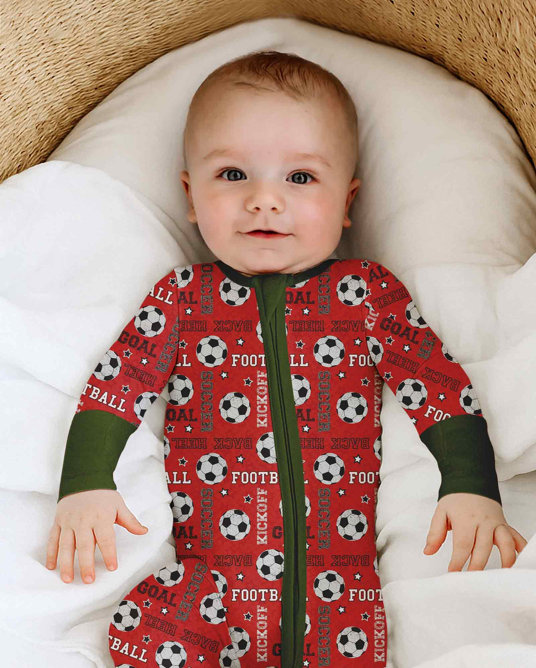 Gerippte Babykleidung mit individuellem Foto - Weich &amp; Skizzenhaft