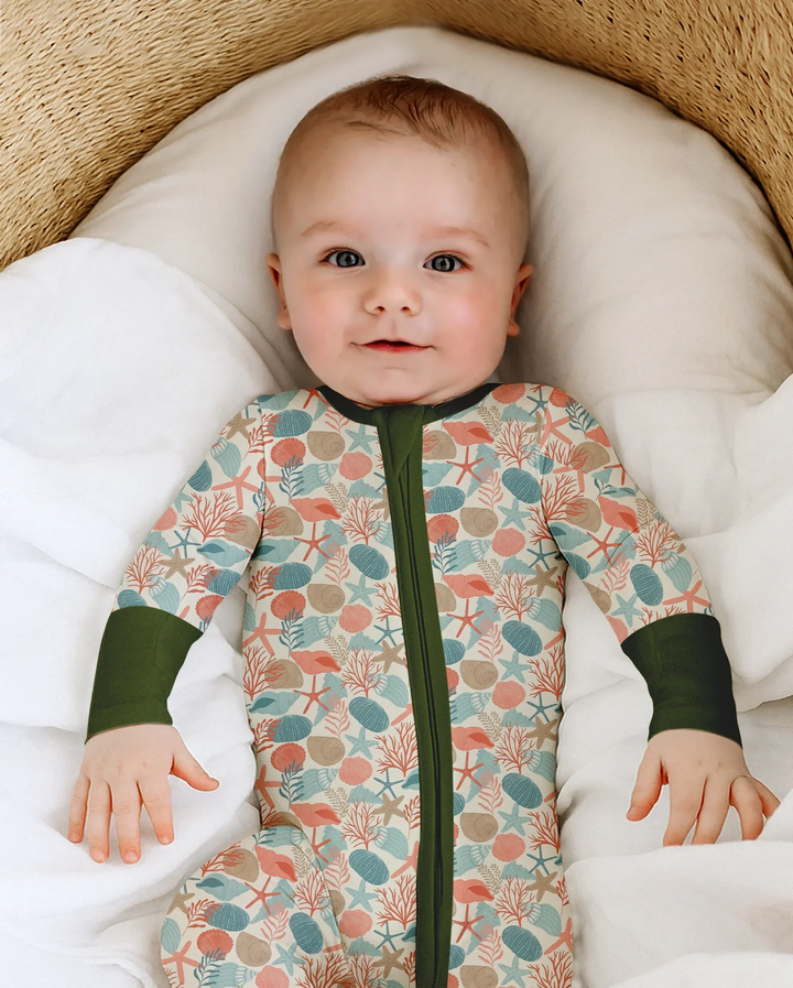 Gerippte Babykleidung mit individuellem Foto - Weich &amp; Skizzenhaft