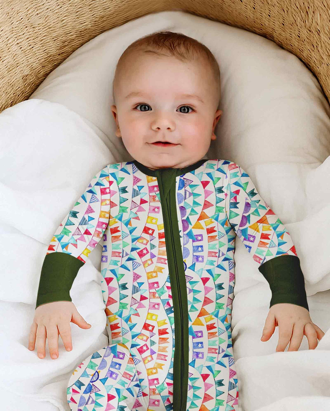 Gerippte Babykleidung mit individuellem Foto - Weich &amp; Skizzenhaft