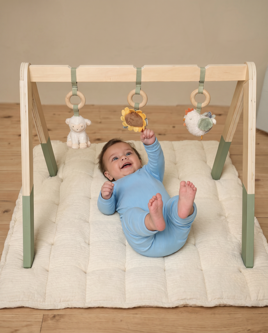 Little Farm Wooden Baby Gym